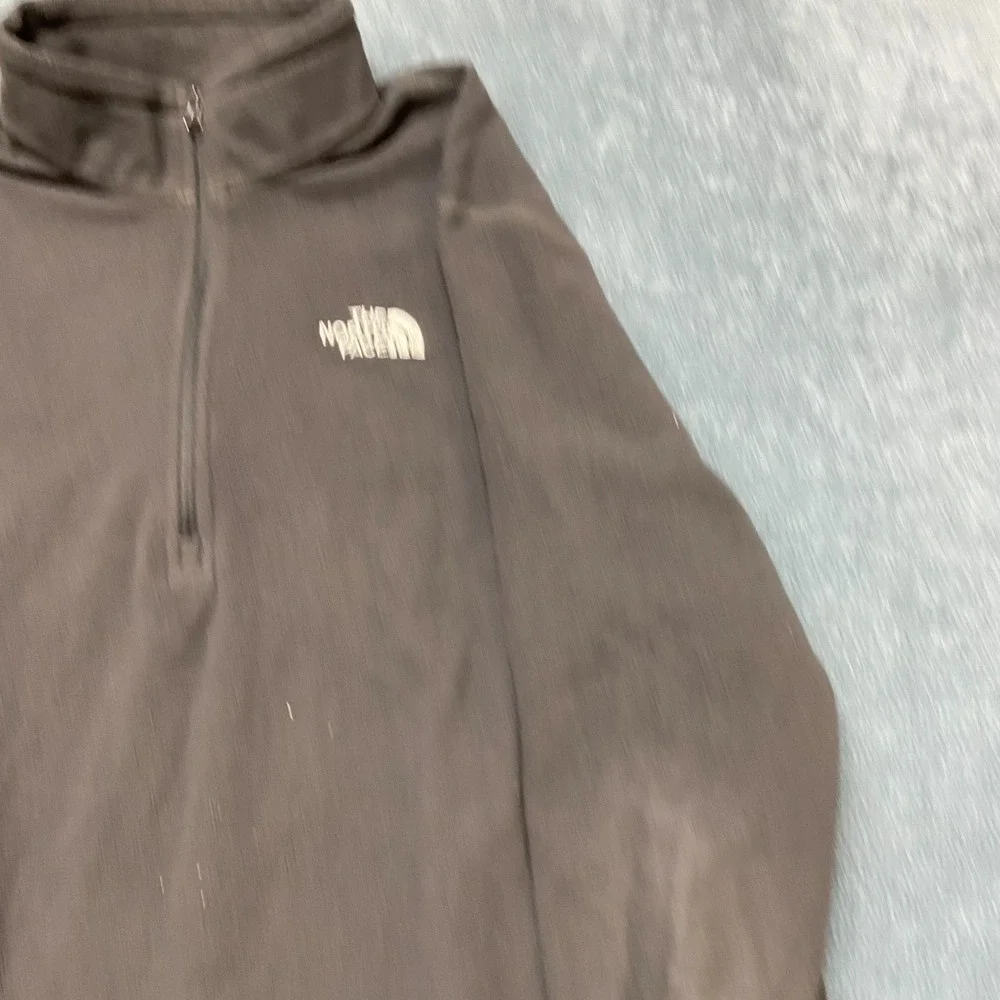 The North Face Fleece Sweater Mens Large Long Sleeve Winter Quarter Zip Pullover